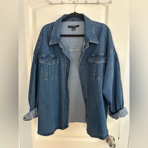 French Connection Denim Jacket Sz XL